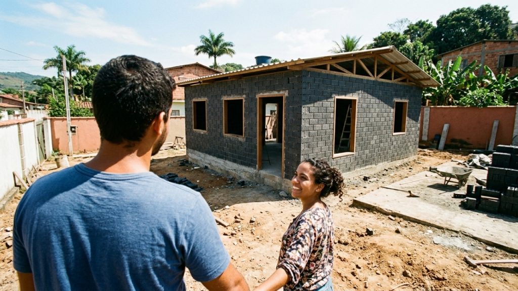 Tijolos de plástico reciclado que permitem construir casas em apenas cinco dias