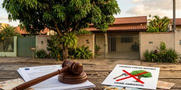 A lei sobre cortar uma árvore