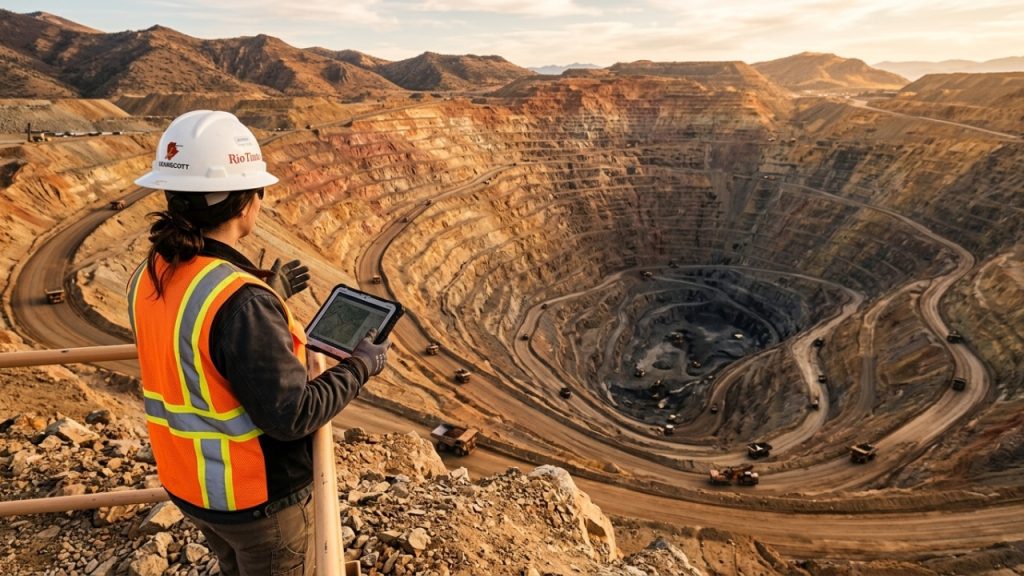 A monumental escavação diária da Mina de Bingham Canyon