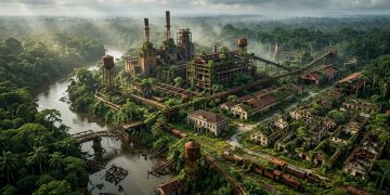 A monumental cidade fantasma erguida no meio da selva amazônica por um bilionário americano há 100 anos que hoje abriga apenas ruínas de aço