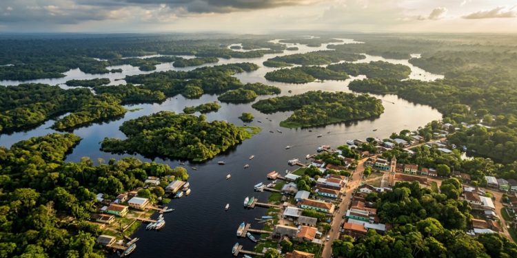 A fascinante cidade brasileira cercada pelo maior arquipélago fluvial do planeta com 400 ilhas formadas nas águas escuras da floresta