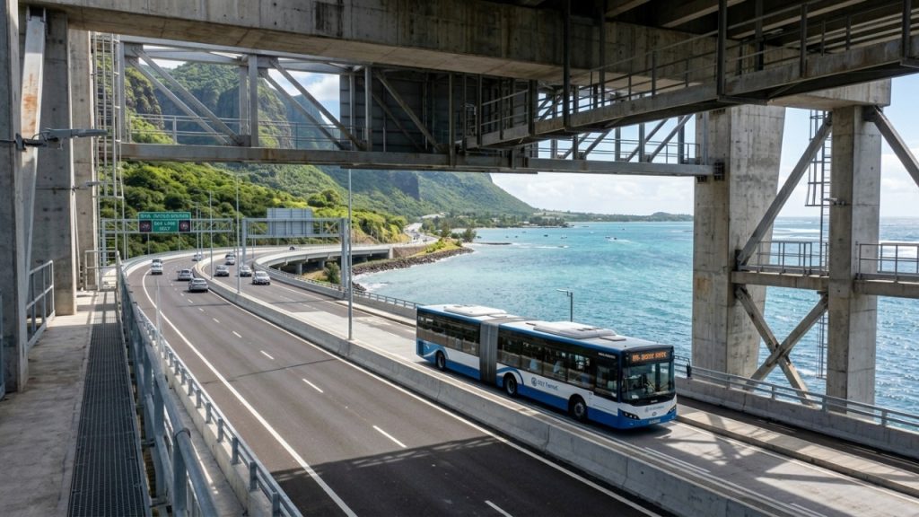 Nouvelle Route du Littoral, a rodovia suspensa sobre o Oceano Índico na Ilha da Reunião
