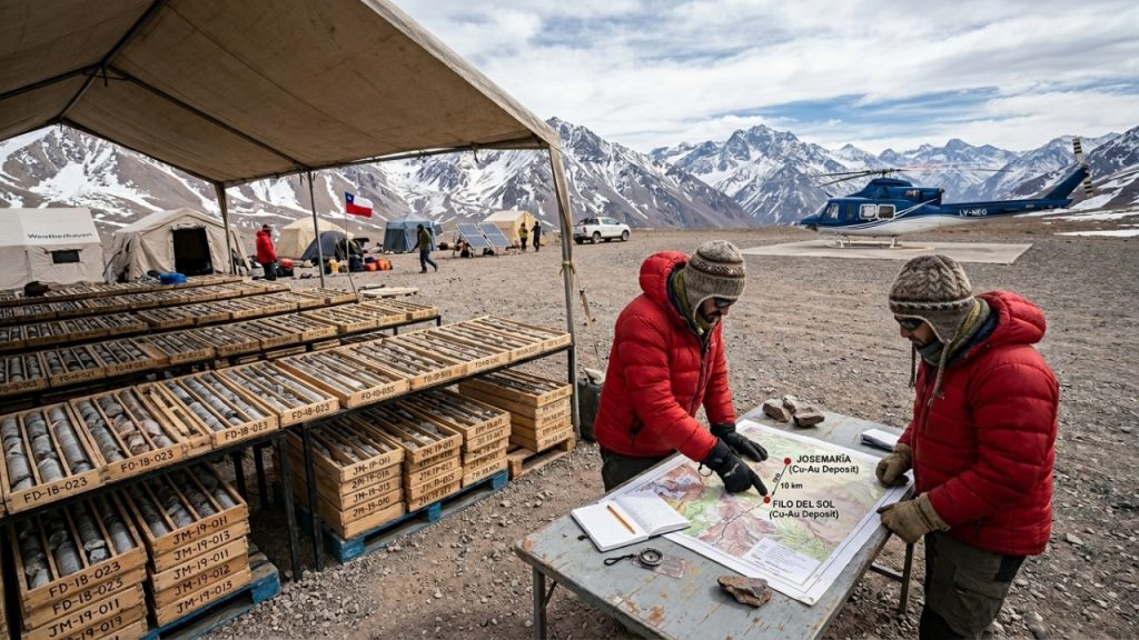 Uma escavação nos Andes revelou cobre de pureza incomum em uma área considerada comum