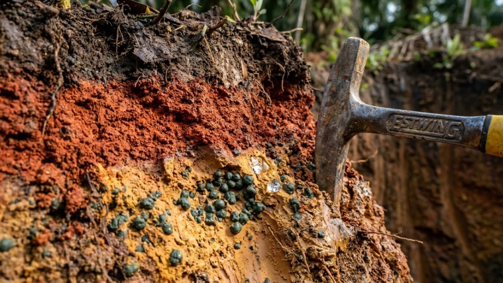 Mineradores encontraram toneladas de níquel de alta pureza perto do solo