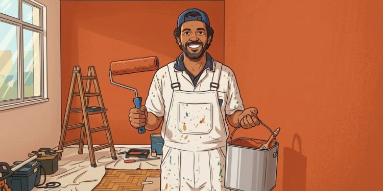 Quanto um pintor cobra para pintar uma casa de 85 m2 em 2026?