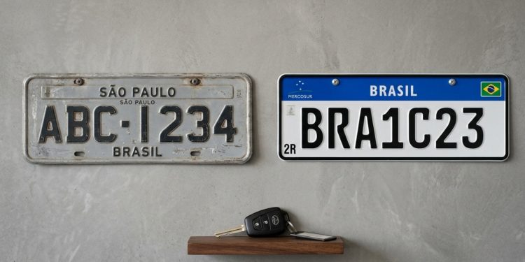 Lei da placa Mercosul está em vigor e afetando todos os motoristas brasileiros