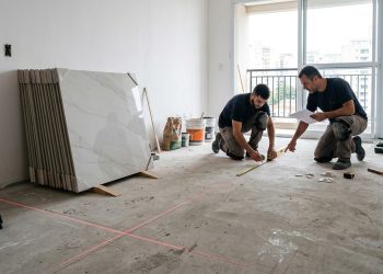 Quanto um profissional cobra para aplicar cimento queimado em uma área interna de 40 m² em 2026?