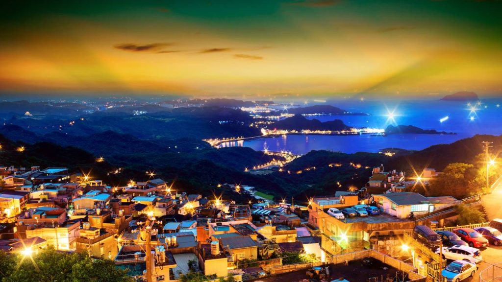 Vila de Taiwan fundada em 1893, Jiufen foi um antigo centro de mineração de ouro e serviu de inspiração para grandes estúdios de cinema