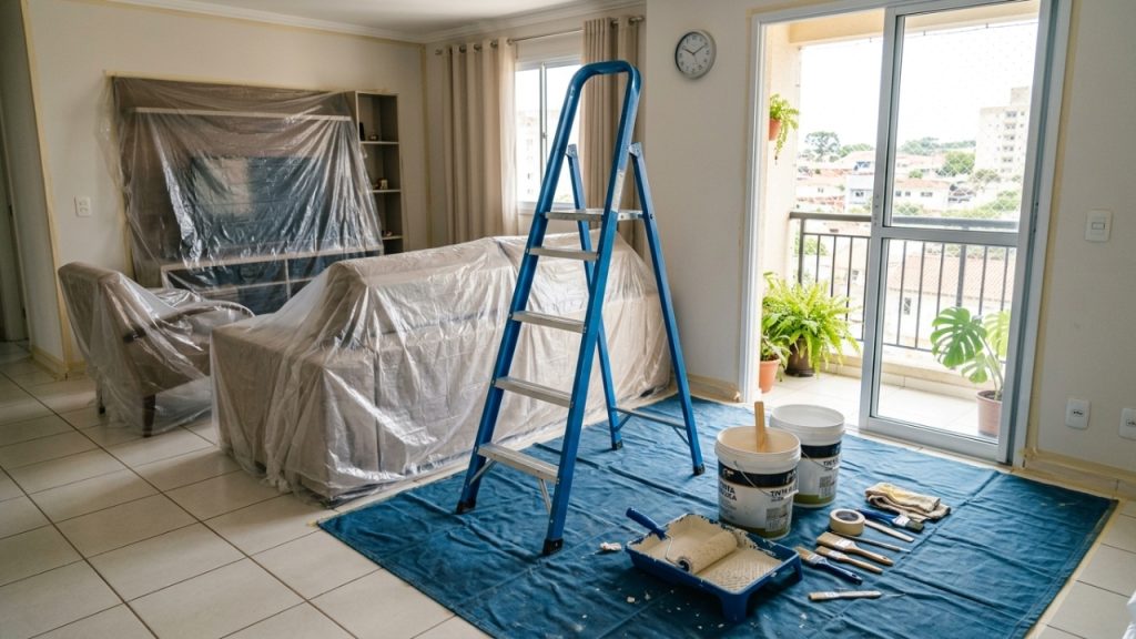 Quanto um pintor cobra para pintar uma casa de 70 m² em 2026, e por que o preparo da parede pode dobrar o orçamento