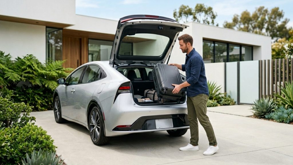 O sedã híbrido Toyota Prius e a nova autonomia para viagens