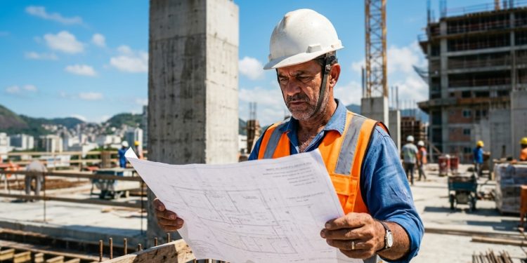 Quanto um mestre de obras, um carpinteiro de fôrmas e um armador de ferro cobram para erguer a estrutura de uma casa em 2026?