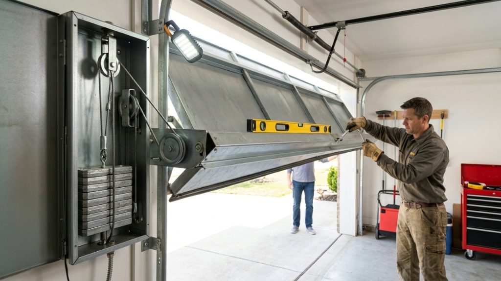 Quanto um serralheiro cobra para fabricar e instalar um portão basculante de garagem de 3 metros em 2026?