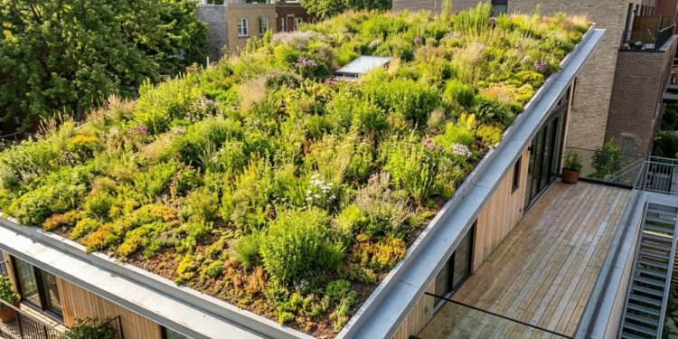 Como a arquitetura bioclimática utiliza coberturas vegetais para mitigar ilhas de calor na sua casa