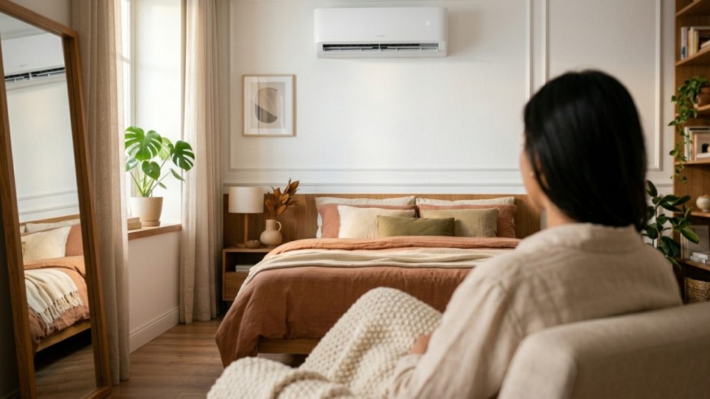 Quanto um profissional cobra para colocar ar-condicionado split em três quartos de uma casa em 2026?