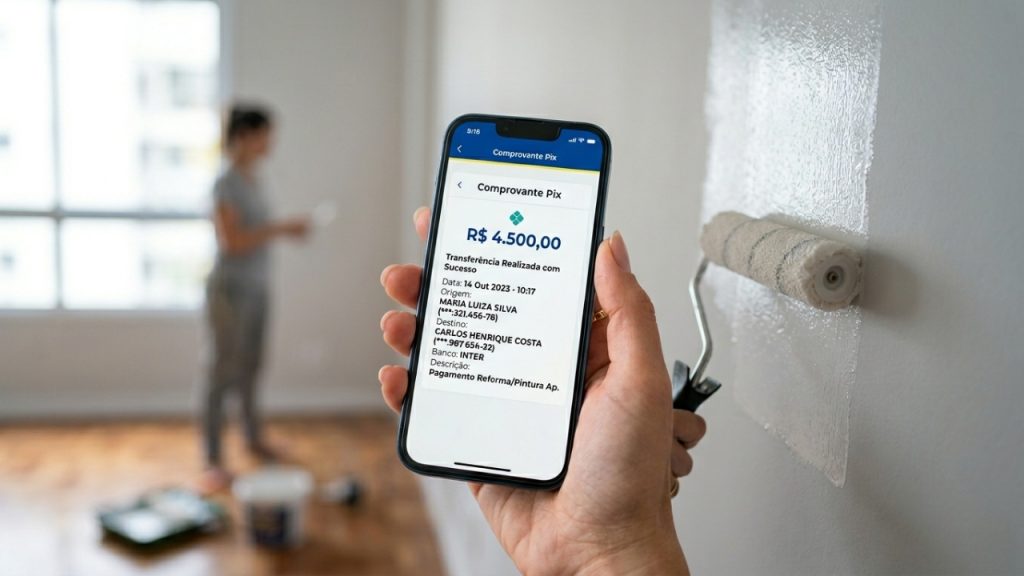 Quanto um pintor cobra para pintar um apartamento de 70 m² com massa corrida e tinta lavável em 2026?
