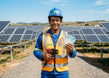 Quanto ganha um técnico de energia solar em 2026, e por que essa profissão virou porta de entrada para quem quer trabalhar com energia