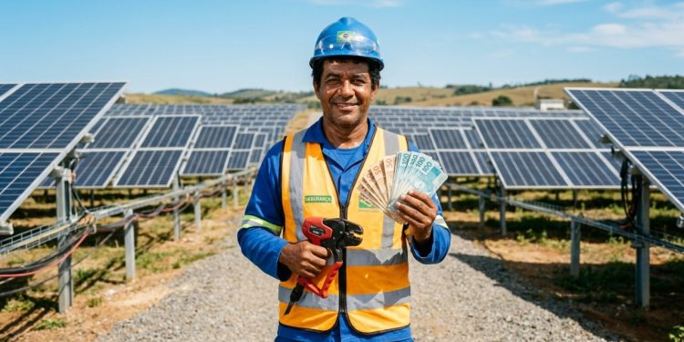 Quanto ganha um técnico de energia solar em 2026, e por que essa profissão virou porta de entrada para quem quer trabalhar com energia