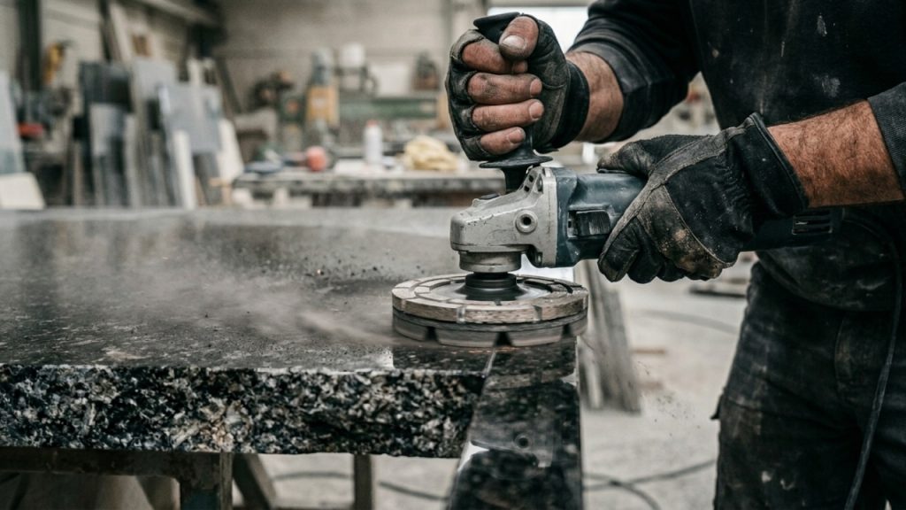 Quanto um marmorista cobra para esculpir e instalar uma bancada de granito São Gabriel de 3 metros em 2026?