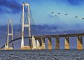 Ponte do Great Belt sustenta o título de gigante sobre as águas dinamarquesas