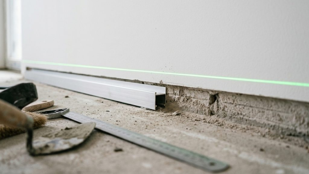 Quanto um profissional cobra para instalar rodapé embutido em um apartamento de 70 m² em 2026?