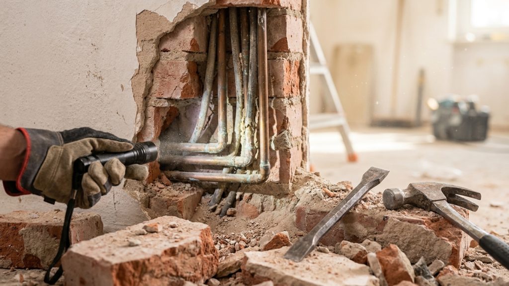 Quanto um pedreiro cobra para demolir uma parede e integrar sala e cozinha em um apartamento de 70 m² em 2026?