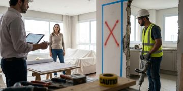 Quanto um pedreiro cobra para demolir uma parede e integrar sala e cozinha em um apartamento de 70 m² em 2026?