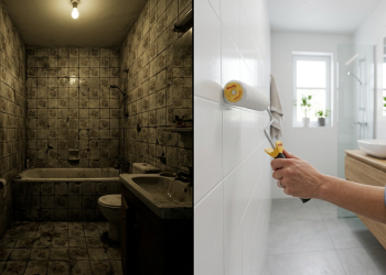 Renove azulejos antigos com tinta epóxi e veja quanto custa evitar reforma cara com um resultado moderno