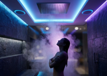 Quanto custa automatizar o banheiro com LED e som ambiente para transformar o banho em terapia