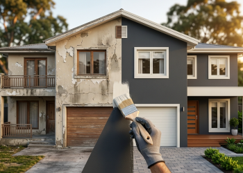 Quanto custa pintar a área externa da casa e valorizar o imóvel sem gastar com reformas maiores