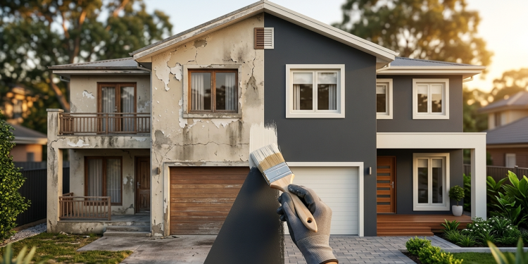 Quanto custa pintar a área externa da casa e valorizar o imóvel sem gastar com reformas maiores