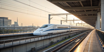 Japão, Alemanha e Coreia do Sul começam a testar comboios de levitação magnética que viajam a mais de 600 km/h dentro de tubos de vácuo para substituir os voos comerciais