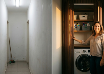 Quanto custa criar uma lavanderia oculta e aproveitar melhor cada espaço da casa