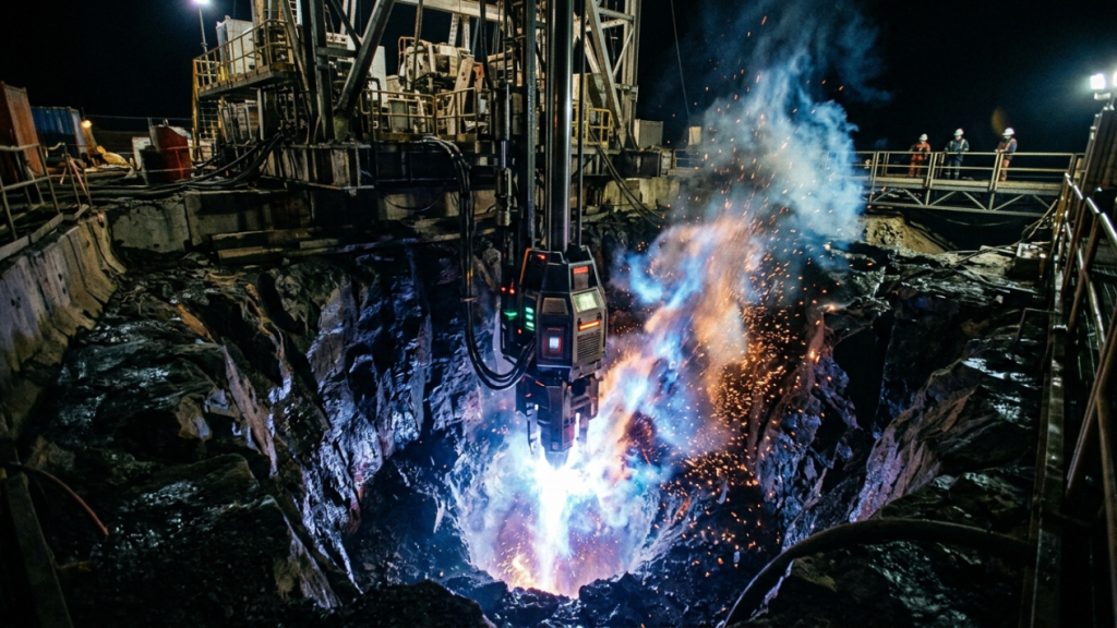 A broca que não gira: o sistema de plasma que derrete a crosta terrestre como manteiga para extrair energia do núcleo do planeta