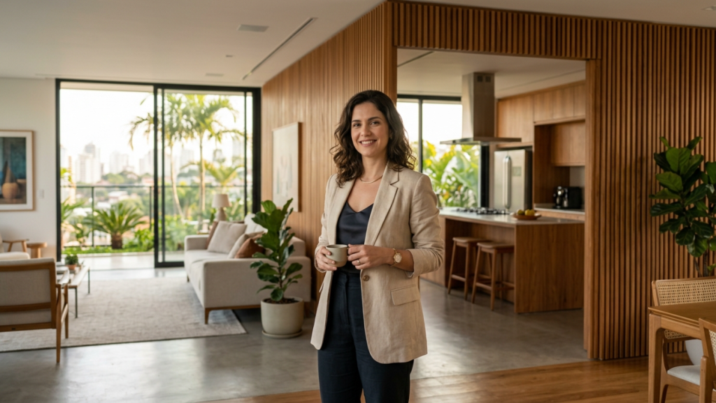 Conceito aberto inteligente: como a arquitetura cria espaços integrados com privacidade visual