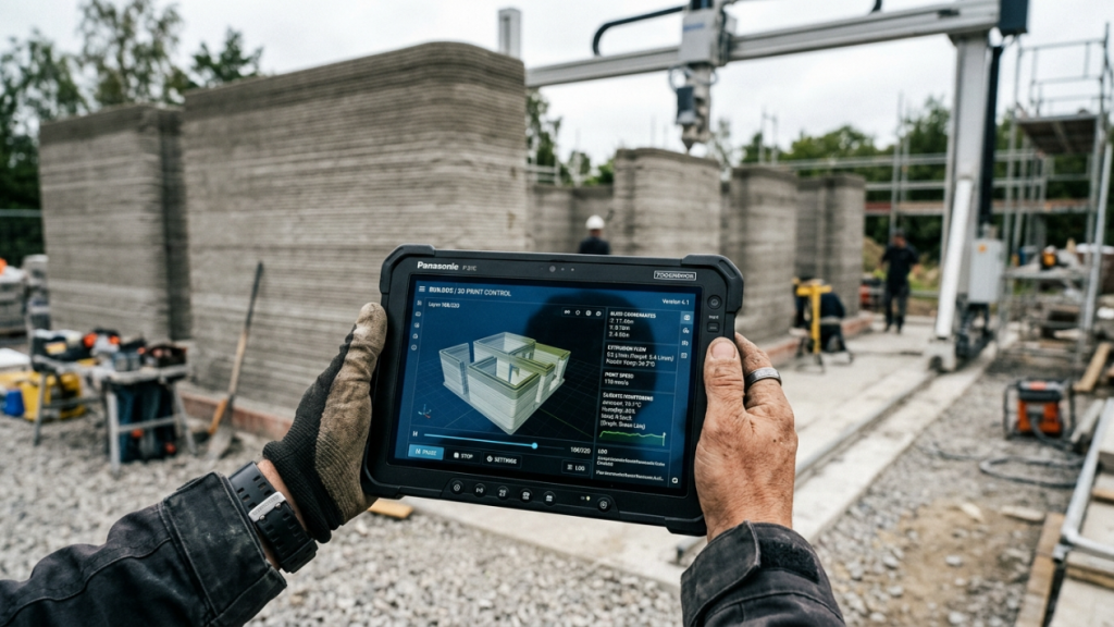 Construção 3D com robôs: como a impressão de casas está revolucionando a engenharia civil