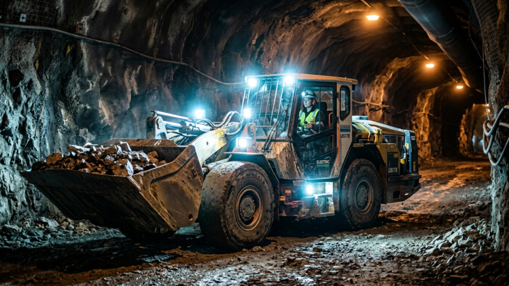 A surpreendente razão pela qual mineradoras na Suécia estão trocando frotas de escavação a combustão por carregadeiras de esteira movidas por cabos blindados de alta tensão