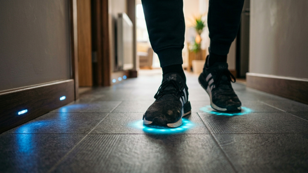 Como pisos inteligentes transformam passos em eletricidade para LEDs de emergência