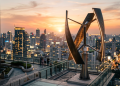 Como turbinas de eixo vertical geram energia em áreas urbanas com vento irregular