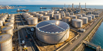 Como painéis fotovoltaicos sobre tanques podem reduzir calor, evaporação e consumo elétrico