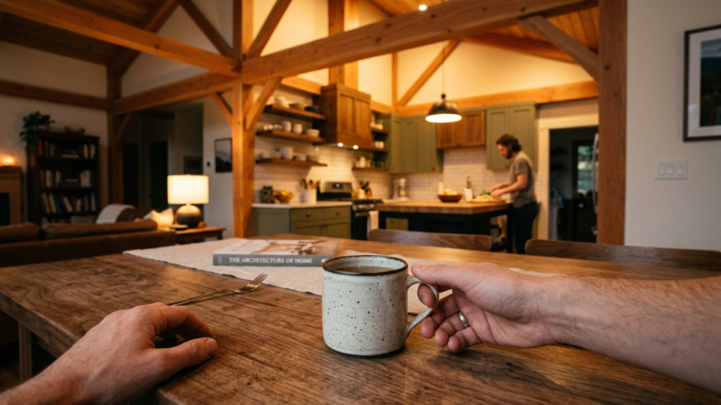 Como uma casa industrial contemporânea transforma ambientes integrados e funcionais