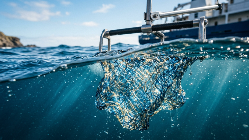 Eles utilizam polímeros porosos e fios de titânio trançados no fundo do mar para capturar íons de urânio dissolvidos e garantir combustível atômico perpétuo