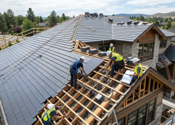 Brasil se junta a Holanda, Estados Unidos e Suíça ao testar telhas fotovoltaicas em projetos habitacionais para substituir painéis solares pesados sobre o madeiramento