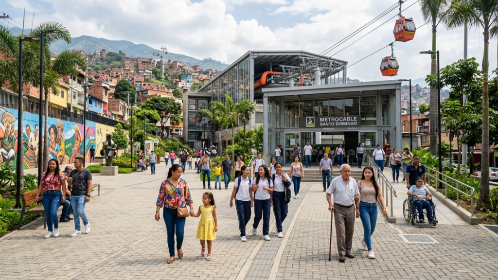 Quando o transporte aéreo elimina a violência: como a cidade colombiana venceu a exclusão social ligando morros esquecidos ao coração da metrópole