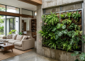 Como jardins verticais integrados tratam e reciclam águas cinzas em tempo real
