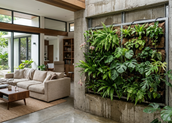 Como jardins verticais integrados tratam e reciclam águas cinzas em tempo real