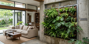 Como jardins verticais integrados tratam e reciclam águas cinzas em tempo real