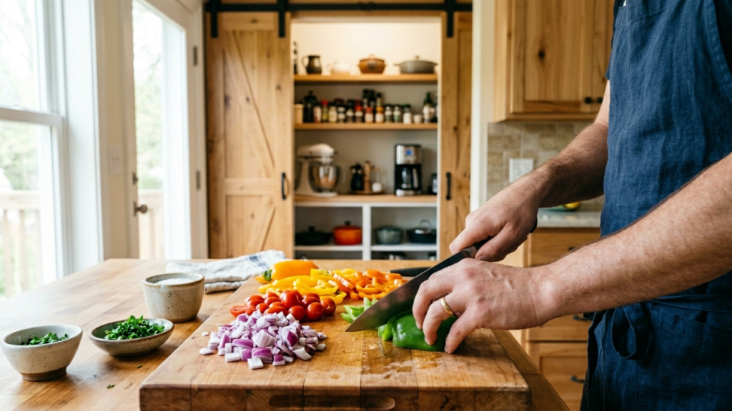 Por que a bancada de 90 cm é o segredo dos chefes para ter uma cozinha sempre arrumada e sem aparelhos à vista