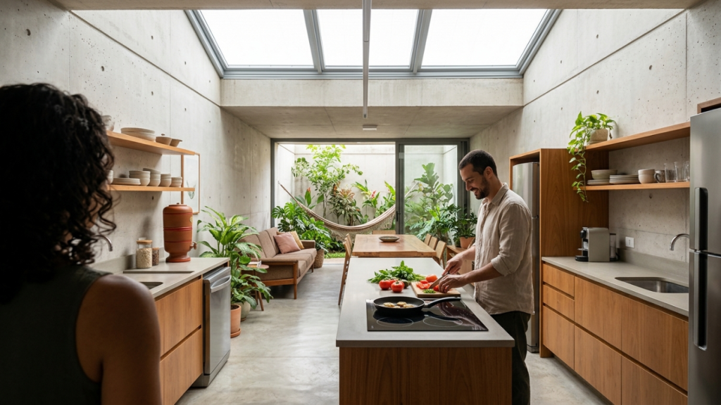 Como clarabóias com material PCM melhoram o conforto térmico em casas modernas