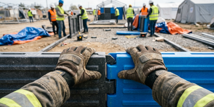 Blocos modulares com plástico marinho unem reciclagem, encaixe rápido e construção limpa