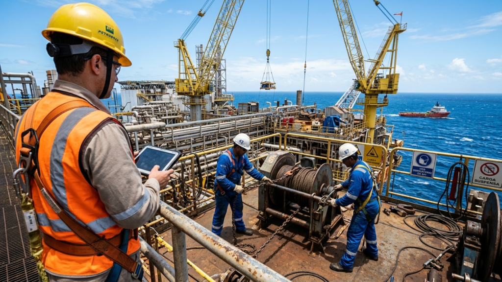 Plataformista offshore: a verdade por trás do trabalho pesado e dos riscos extremos